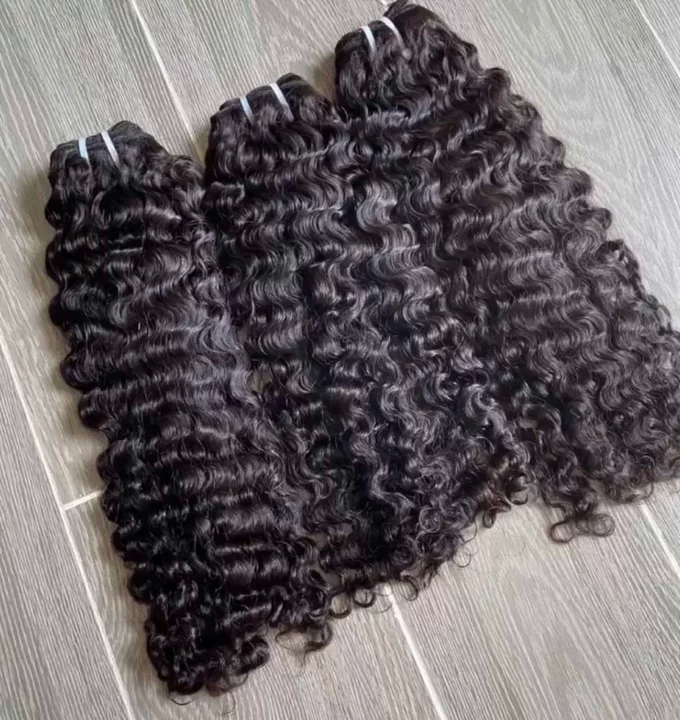 Cambodian Raw Hair Bundles - Burmese Curly