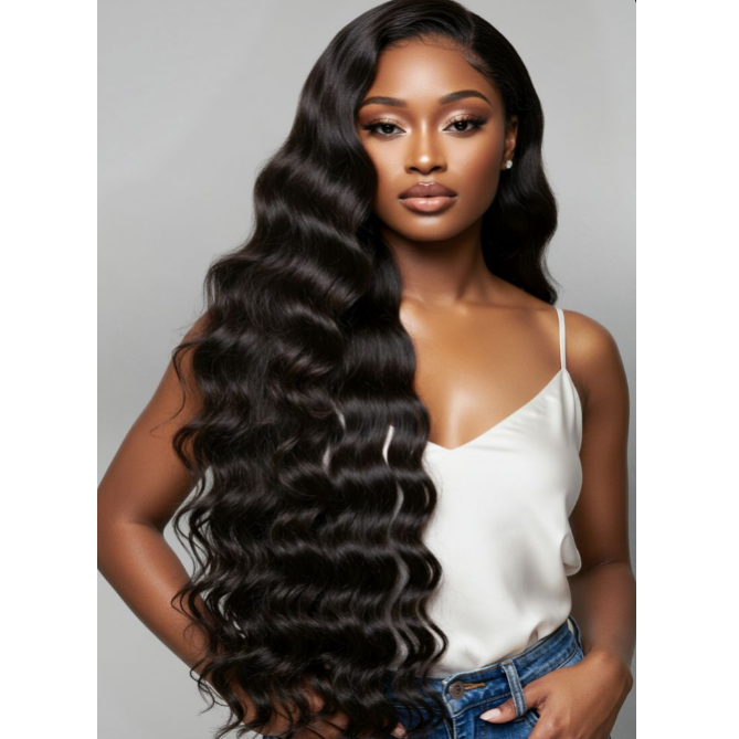 Cambodian Raw Hair Bundles - Loose Deep Wave | 100% Raw Human Hair